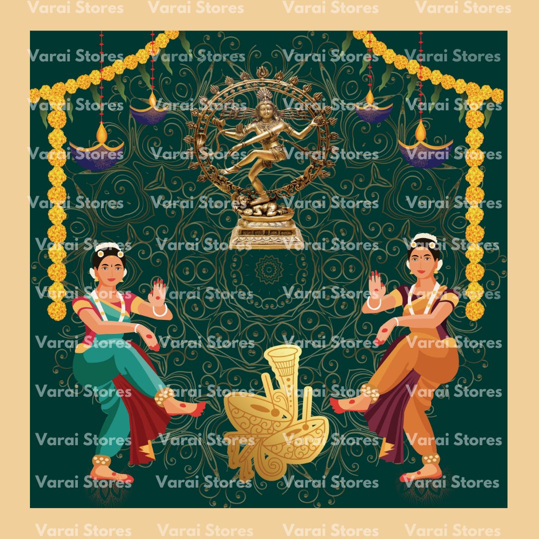 Bharatanatyam - Fabric With Pole Pocket