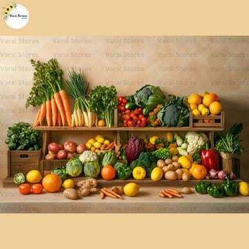 Vegetable Store - Fabric (5x7) Feet