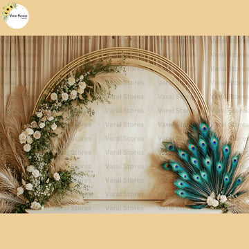 Peacock Arch - Fabric (5x8) Feet