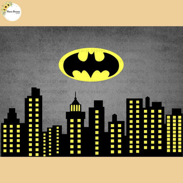 Batman -  Baby Printed Backdrops - PREMIUM FABRIC