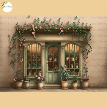 Peach House -  Baby Printed Backdrops - PREMIUM FABRIC