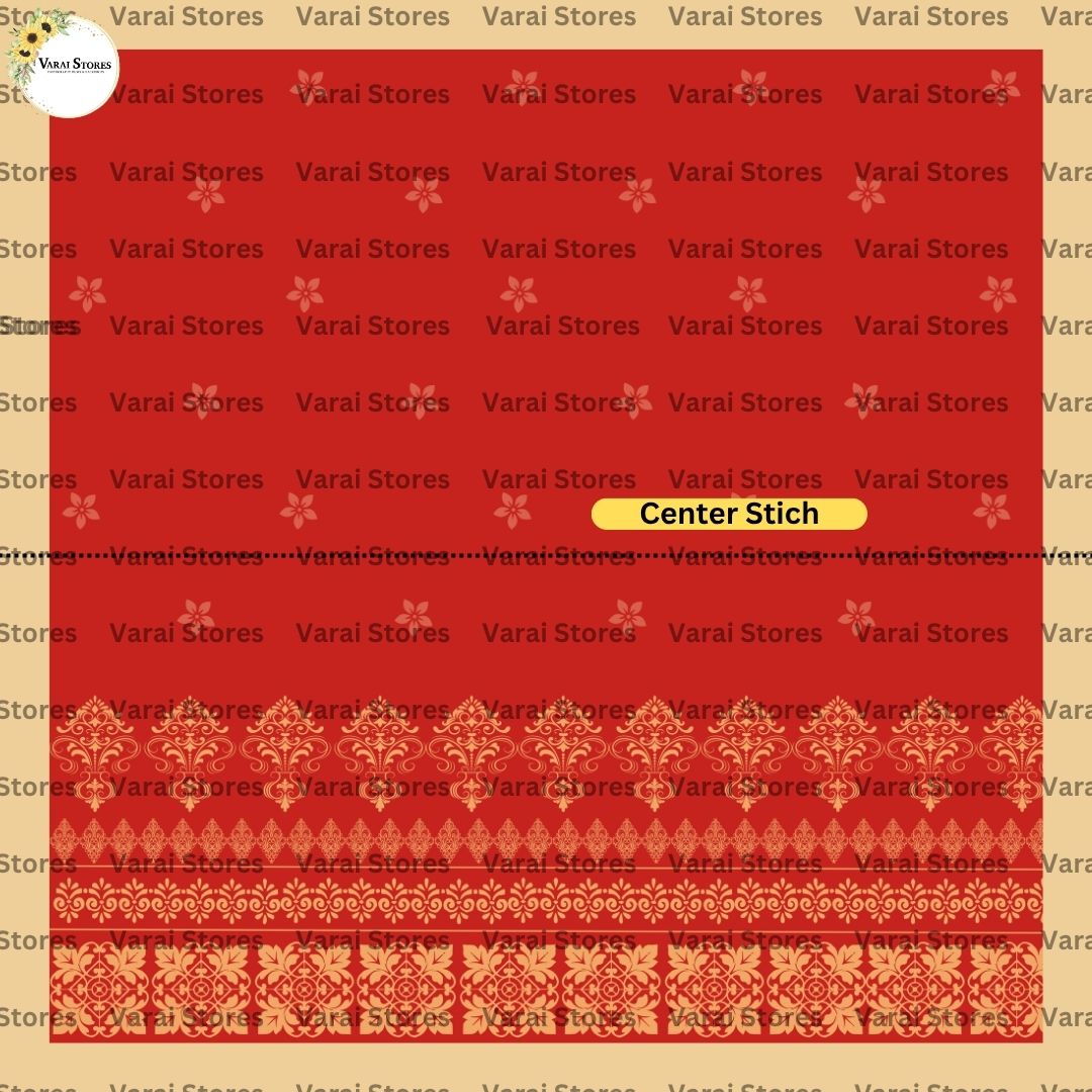 Royal Motif- Fabric With Pole Pocket