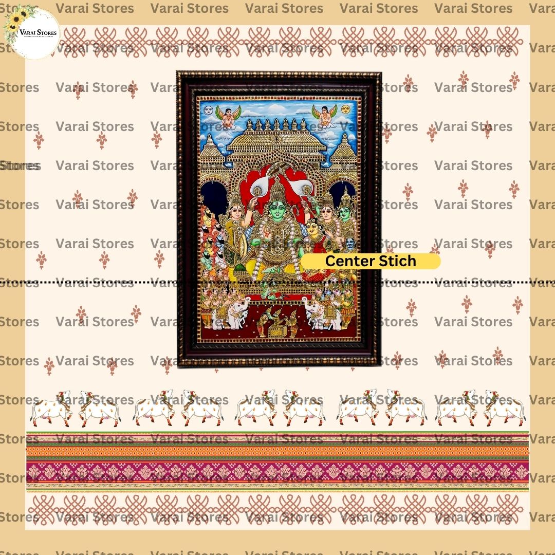 Ayodhya's Glory - Fabric With Pole Pocket