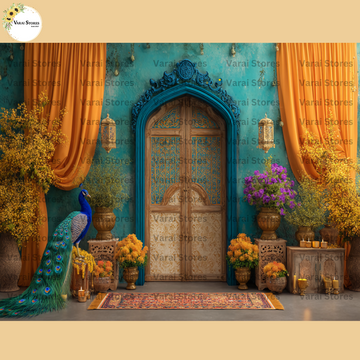 Devaki Palace - Baby Printed Backdrops - PREMIUM FABRIC