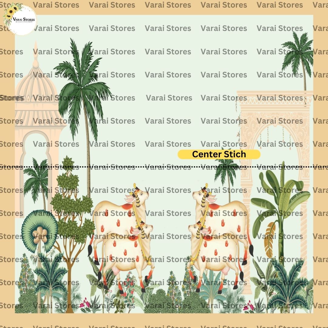 Kamdhenu  - Fabric With Pole Pocket