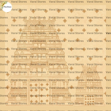 South Indian Temple - Fabric With Pole Pocket