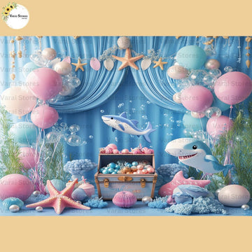 Mermaid Treasure - Fabric (5x7) Feet