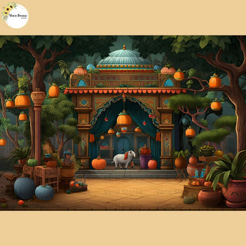 Vrindavan - Fabric (5x8) Feet