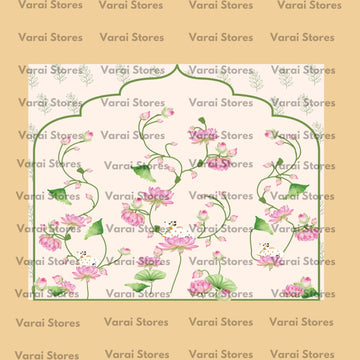 Decor Customised Backdrop - 95 (Whatsapp for placing order) Size: 10x10 Feet