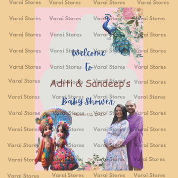 Decor Customised Backdrop - 104 (Whatsapp for placing order) Size: 3x2 Feet