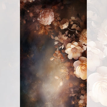 Portrait Flower Painting - Baby Printed Backdrops - PREMIUM FABRIC