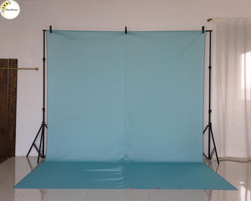 Pastel Blue - Printed Maternity  Backdrop - FABRIC (PRE ORDER)