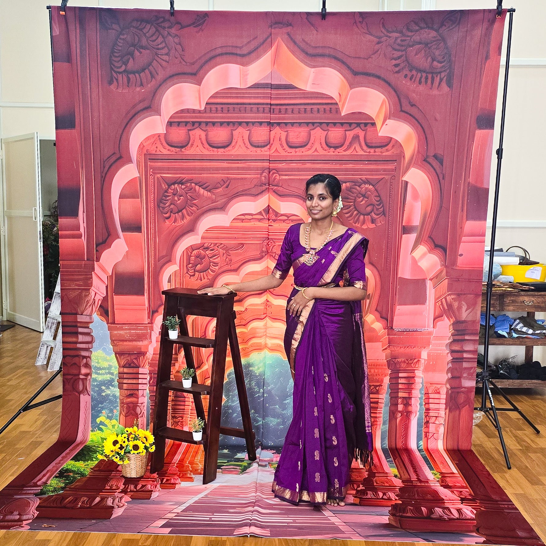 Mysore Mahal - Printed Lifestyle  Backdrop - PREMIUM FABRIC