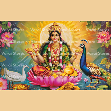Mahalakshmi (Type 4) - Fabric (5x8) Feet