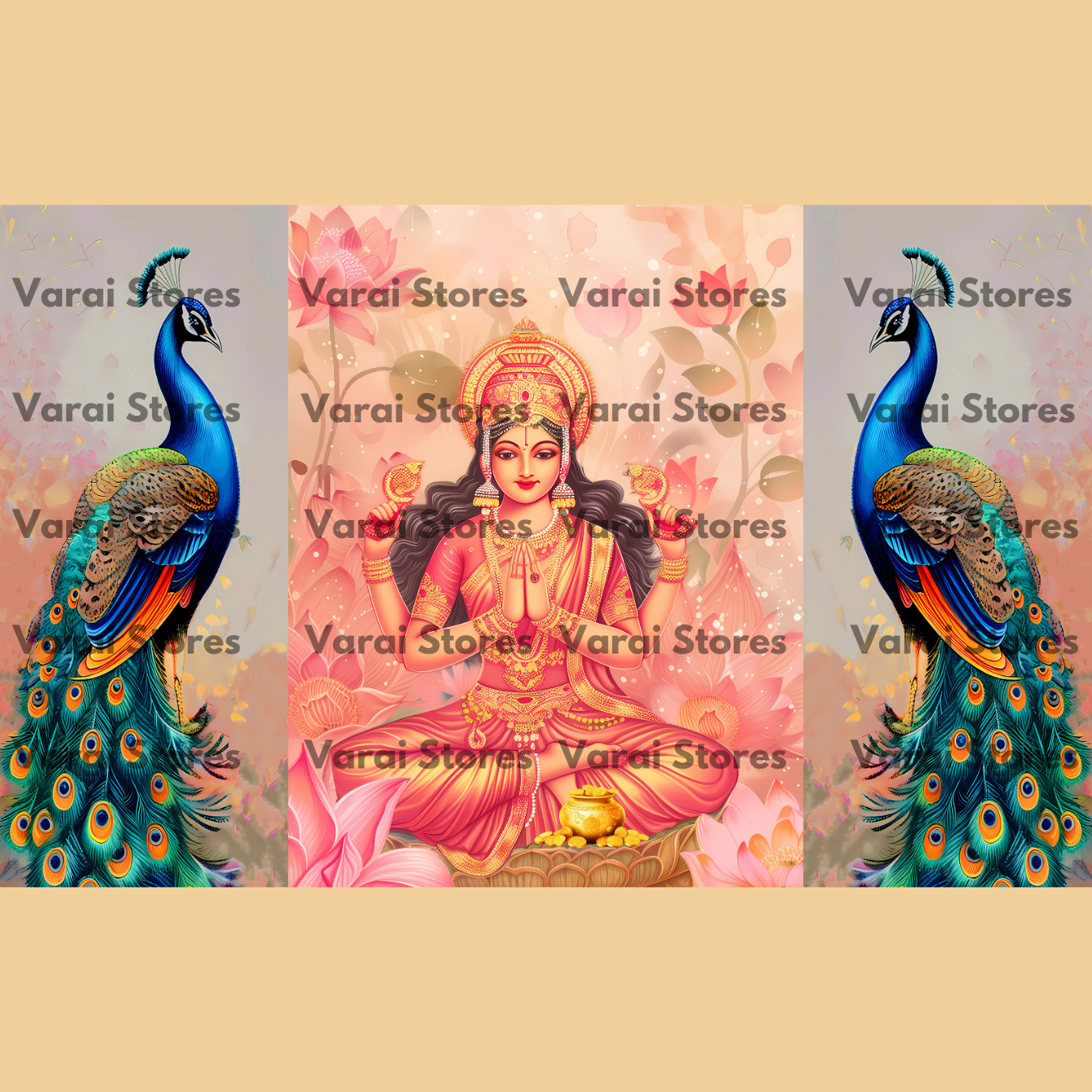 Mahalakshmi (Type 5) - Fabric (5x8) Feet