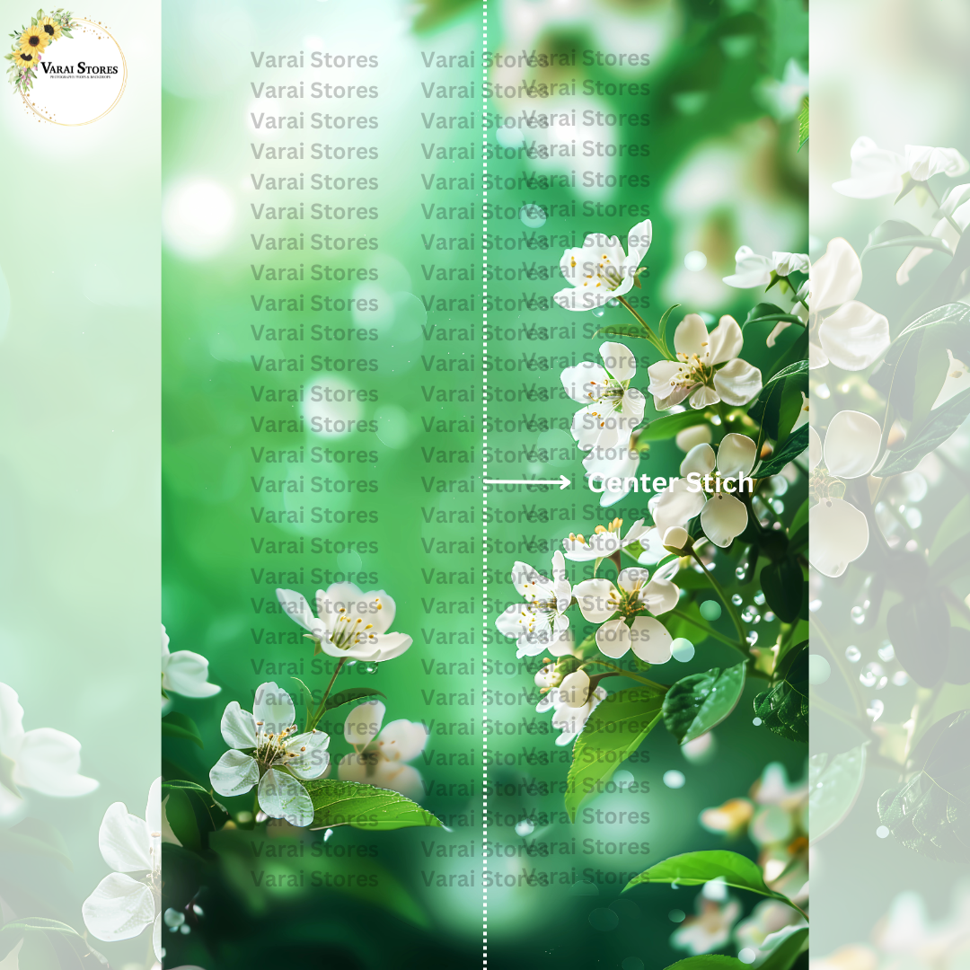 Moringa Flower - PREMIUM FABRIC  (8x12) Feet
