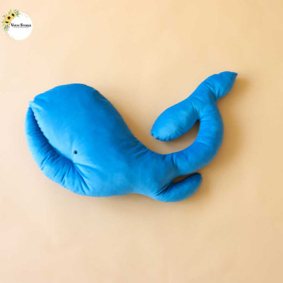 Whale Posing Pillow