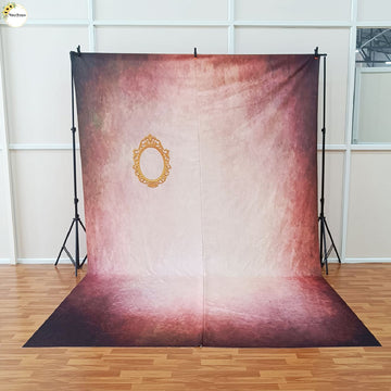 Textured Cream With Dusky Pink - Printed Lifestyle Backdrop - PREMIUM  FABRIC