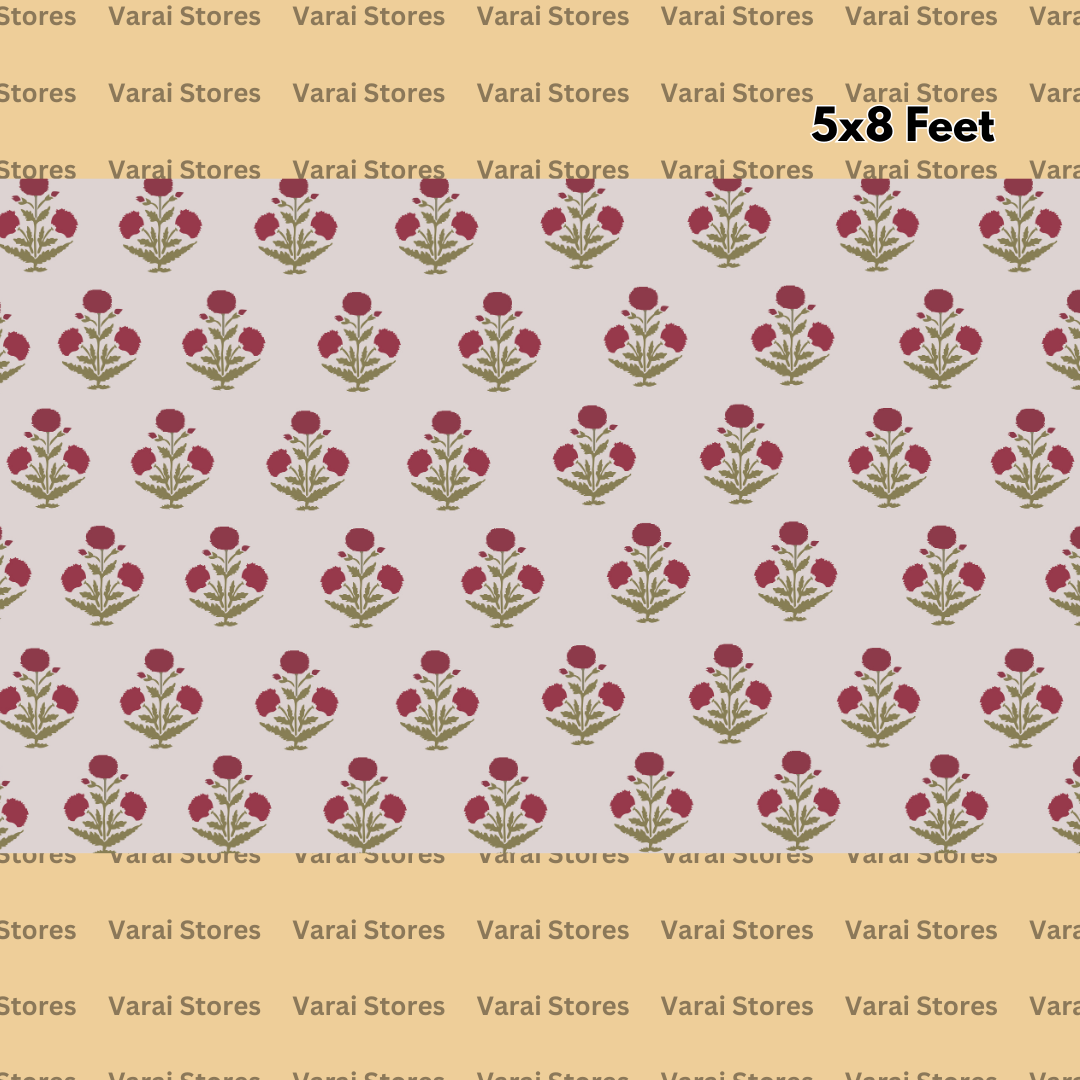 Plant with Pattern  - Fabric Floordrop