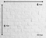 White Brick - Printed Baby Backdrop - FABRIC (PRE ORDER)