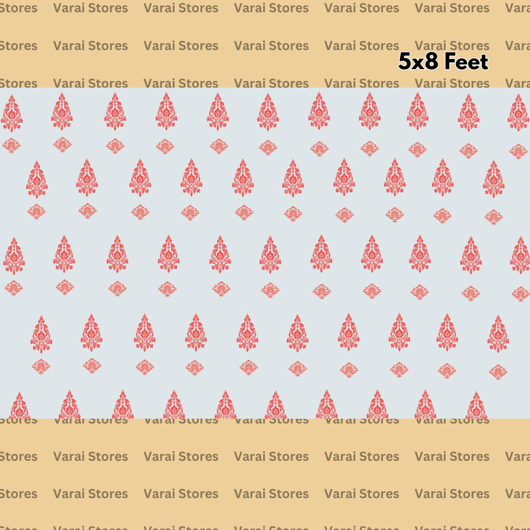 Red Leaves  - Fabric Floordrop