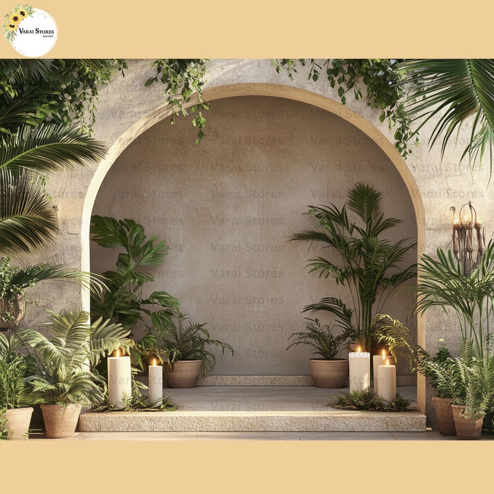 Boho Garden - Baby Printed Backdrops - PREMIUM FABRIC