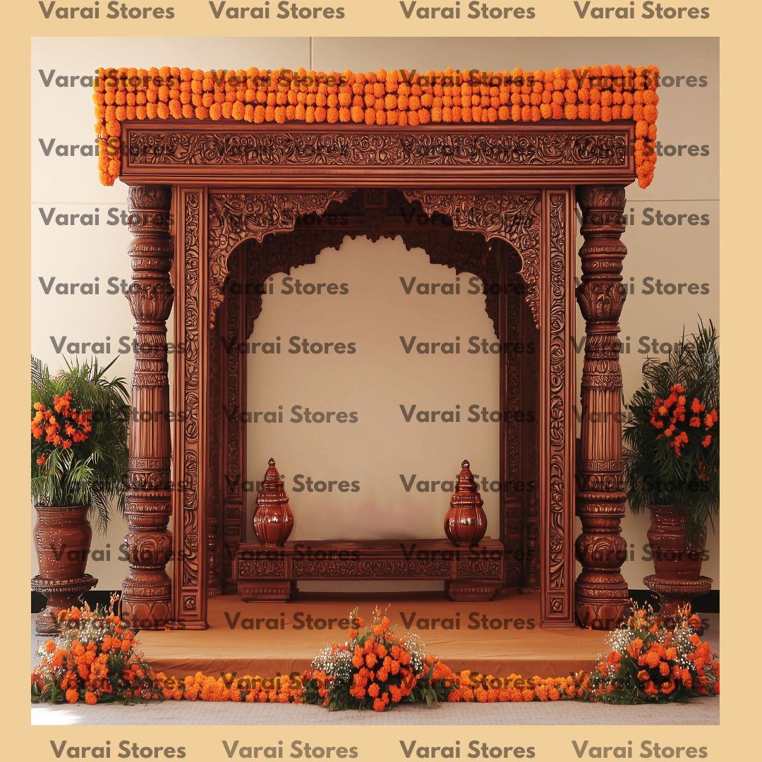 Nataraja Mandap  - Fabric (8x8) Feet With Pole Pocket