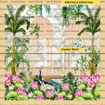 Lotus Garden - Fabric With Pole Pocket