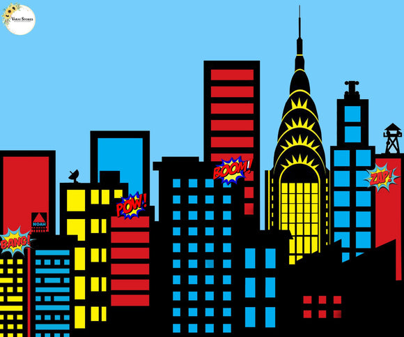 Super man - Fabric (5x7) Feet