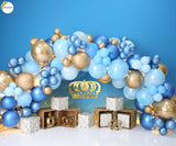 Royal Prince - Printed Baby Backdrop - FABRIC (PRE ORDER)