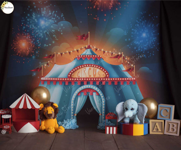 Magic Circus - Printed Baby Backdrop - FABRIC (PRE ORDER)