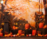 Sunny Autumn - Printed Baby Backdrop - FABRIC (PRE ORDER)