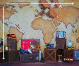 Travel With Me  - Printed Baby Backdrop - FABRIC (PRE ORDER)