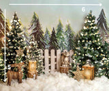 White Snow - Printed Baby Backdrop - FABRIC (PER ORDER)