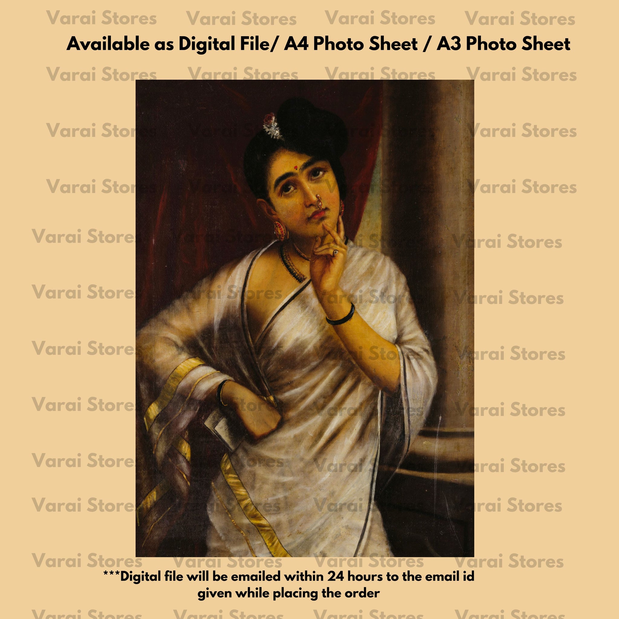 Raja Ravi Varma Painting Print - 13