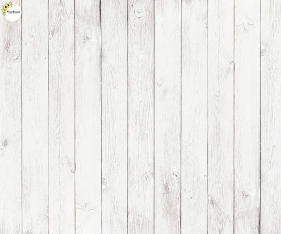 White Wood - Printed Baby Backdrop - FABRIC (PRE ORDER)
