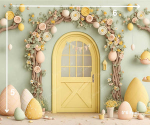Yellow Spring - Printed Baby Backdrop - FABRIC (PRE ORDER)