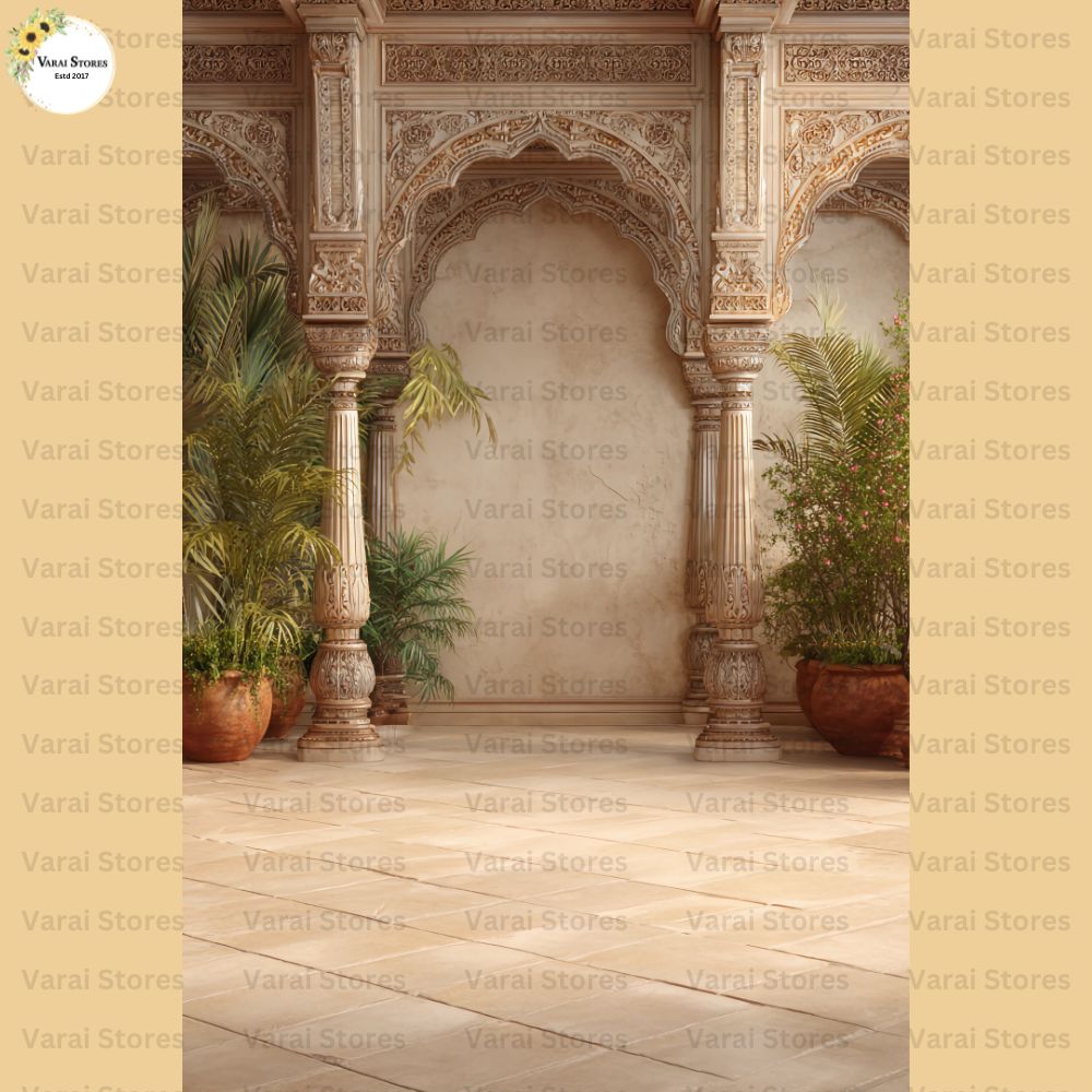 Marble Palace -  Printed Lifestyle  Backdrop - PREMIUM FABRIC