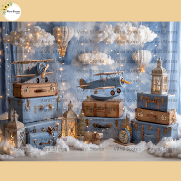 Magical Travel - Baby Printed Backdrops - PREMIUM FABRIC