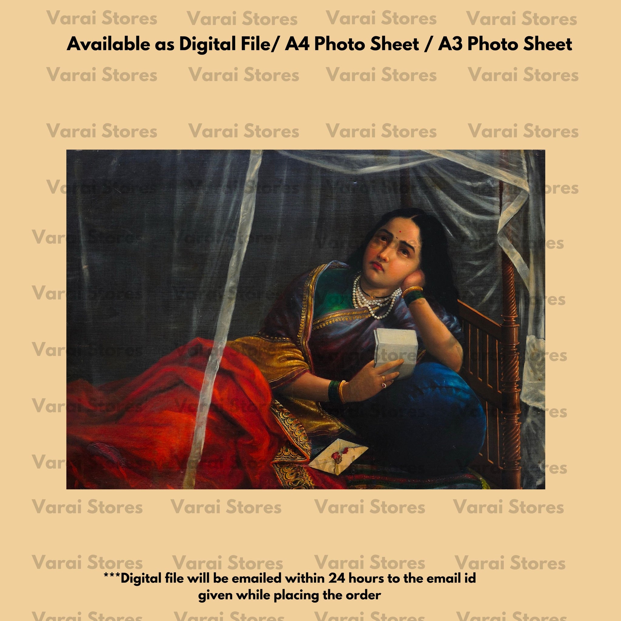 Raja Ravi Varma Painting Print - 14
