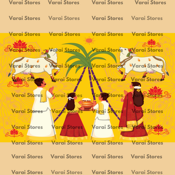 Pongalo Pongal - Fabric (5x8) Feet
