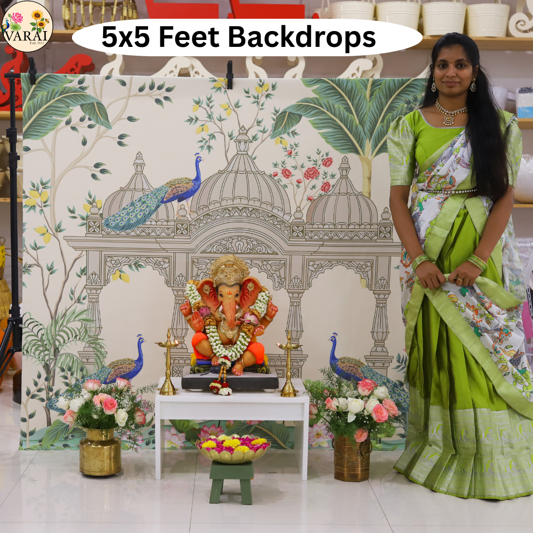 Mini Decor  Backdrop - 12 (5X5) Feet