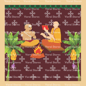 Upanayanam  - Fabric With Pole Pocket