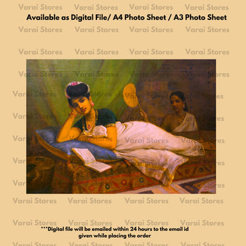 Raja Ravi Varma Painting Print - 16