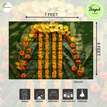 Banana Leaf - Fabric (5x7) Feet