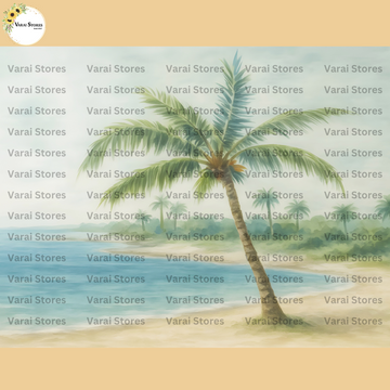Coconut Beach - Baby Printed Backdrops - PREMIUM FABRIC