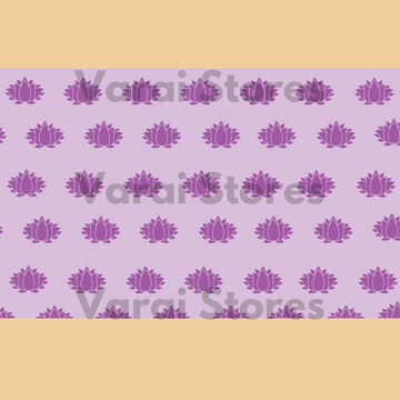 Pastel Lotus: Purple - Fabric Floordrop