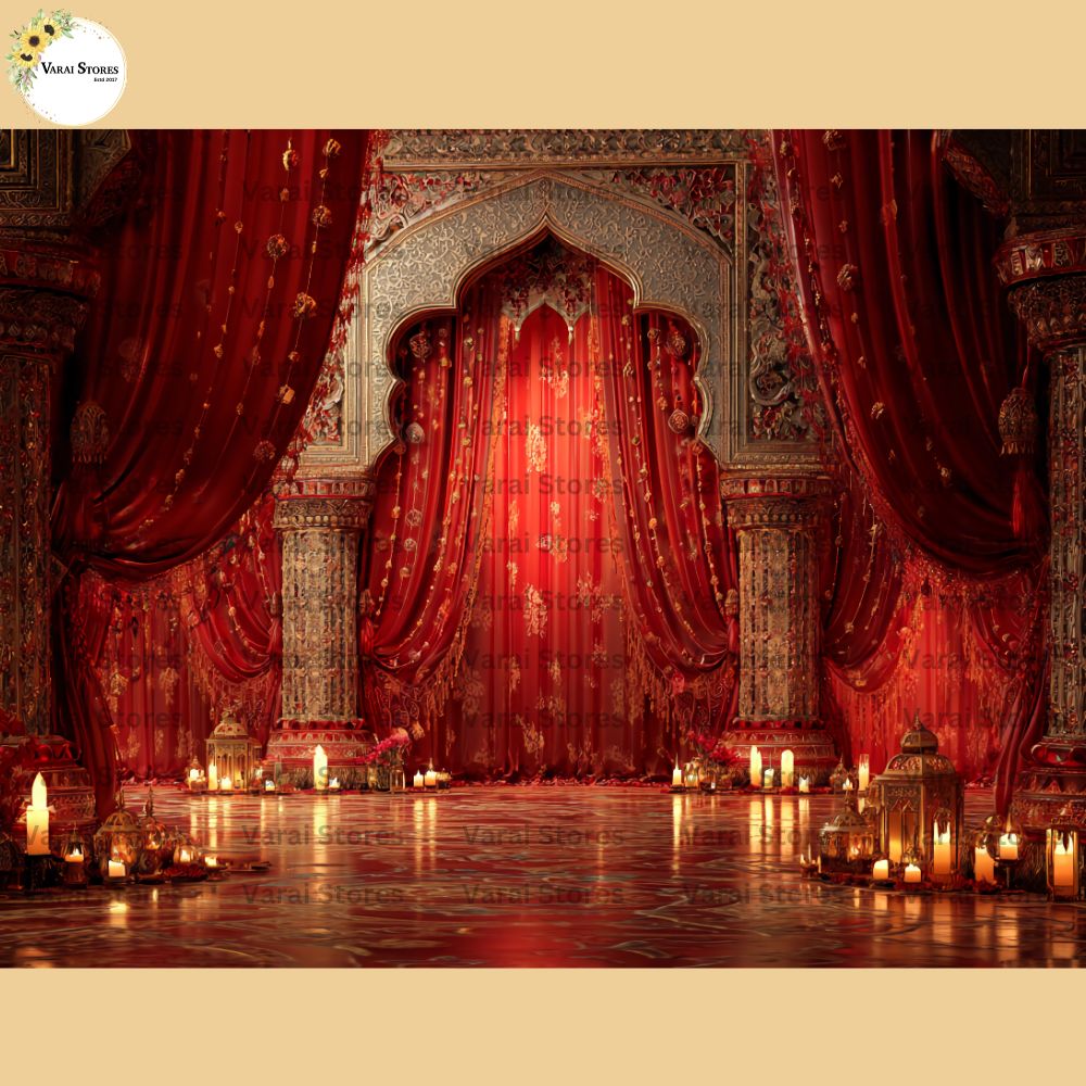 Deepavali Type 3  - Baby Printed Backdrops - PREMIUM FABRIC