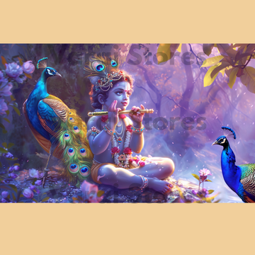 Krishna (Type 2) - Fabric (5x8) Feet