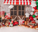 Italian Kitchen - Printed Baby Backdrop - FABRIC (PRE ORDER)